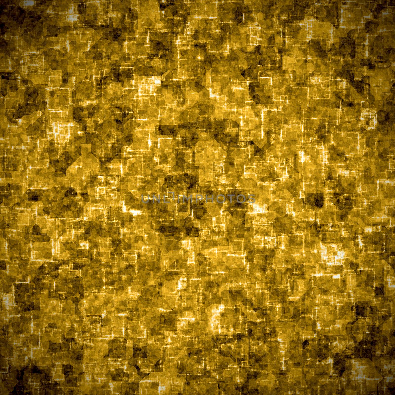 Illustration of a abstract gold metal background plate