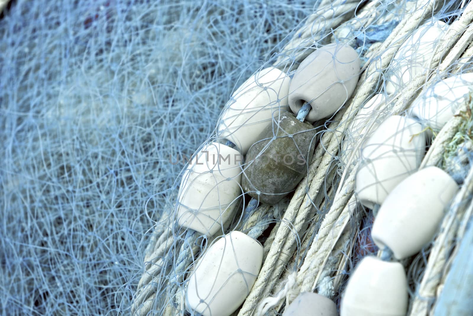 Fishing net, close up view