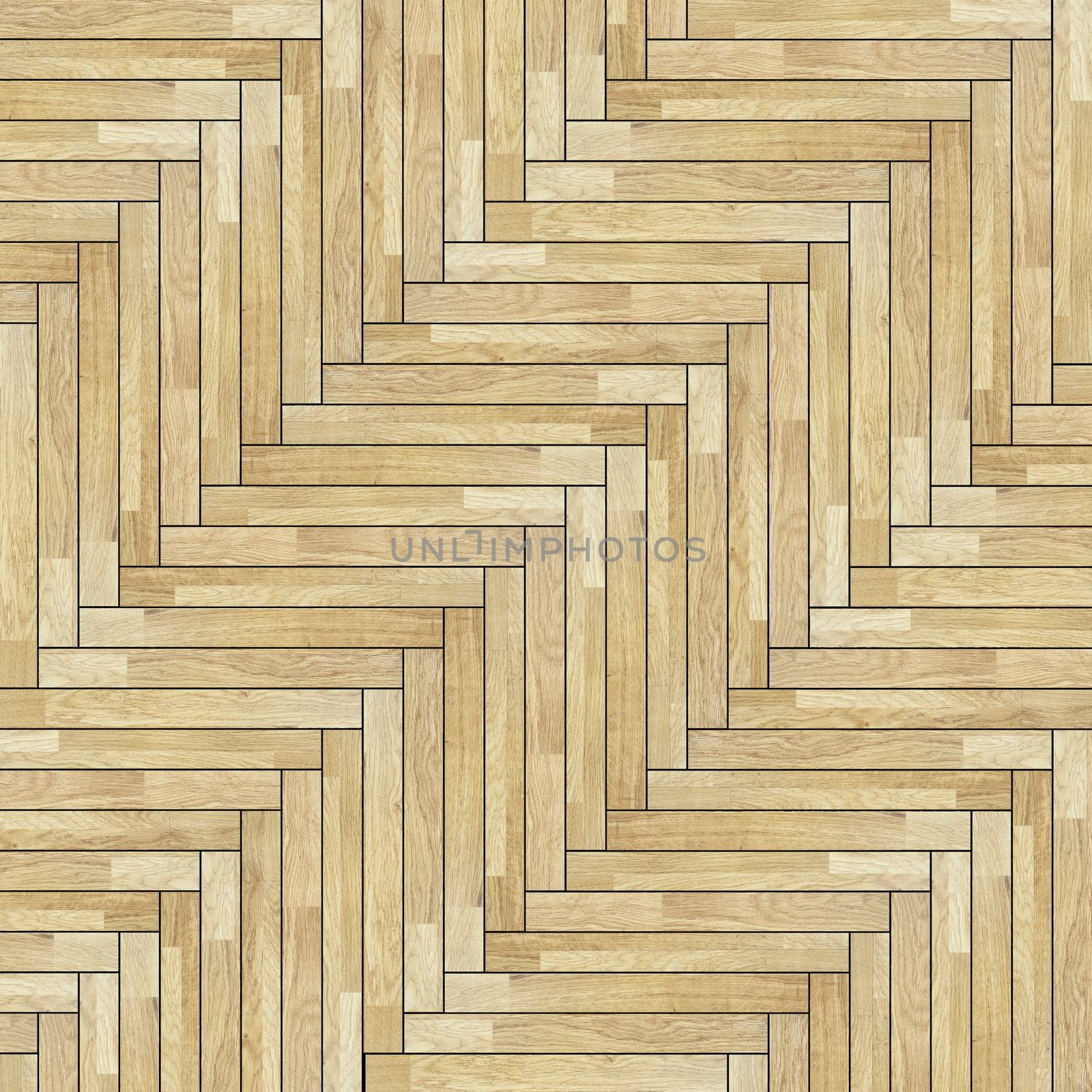 design of parquet pattern made from wooden  tiles mounted at an angle