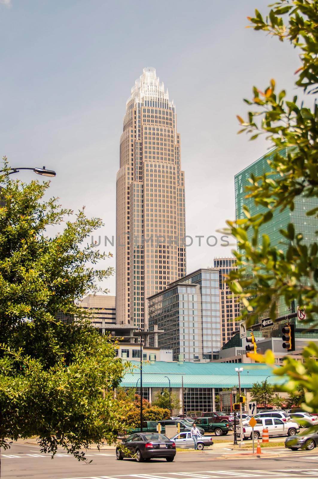 Uptown Charlotte, North Carolina Cityscape by digidreamgrafix