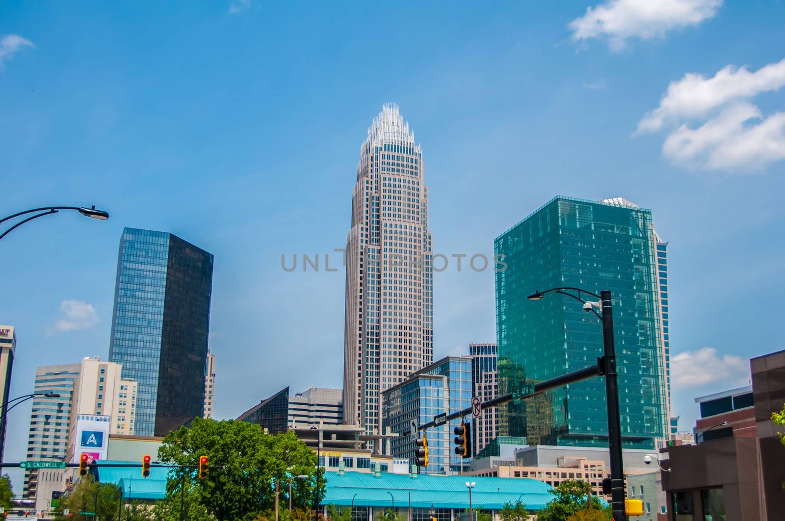 Uptown Charlotte, North Carolina Cityscape - southend