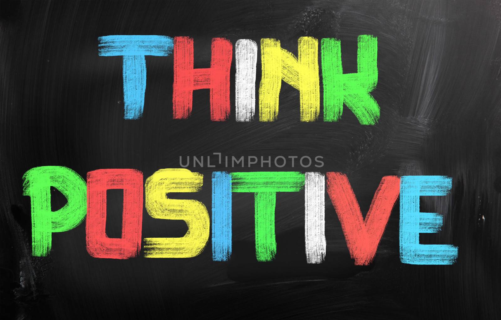 Think Positive Concept