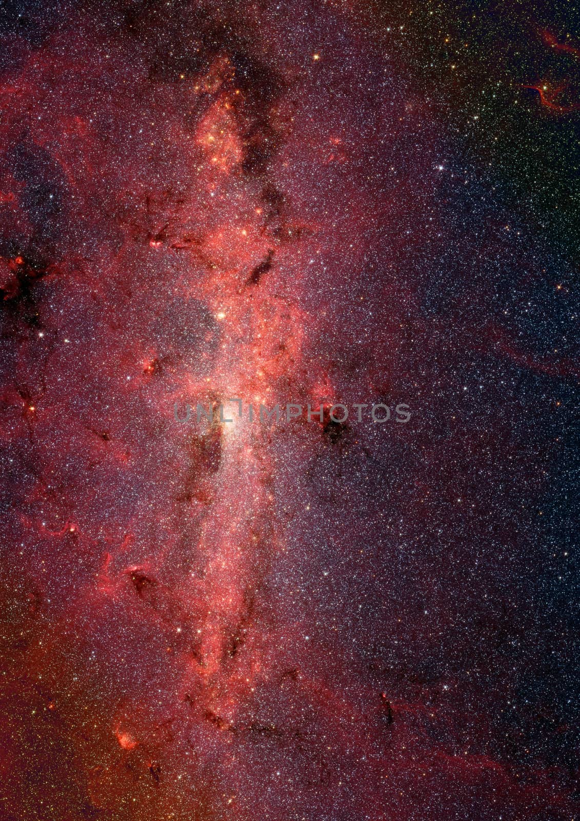 Star field in space, a nebulae and a gas congestion. "Elements of this image furnished by NASA".