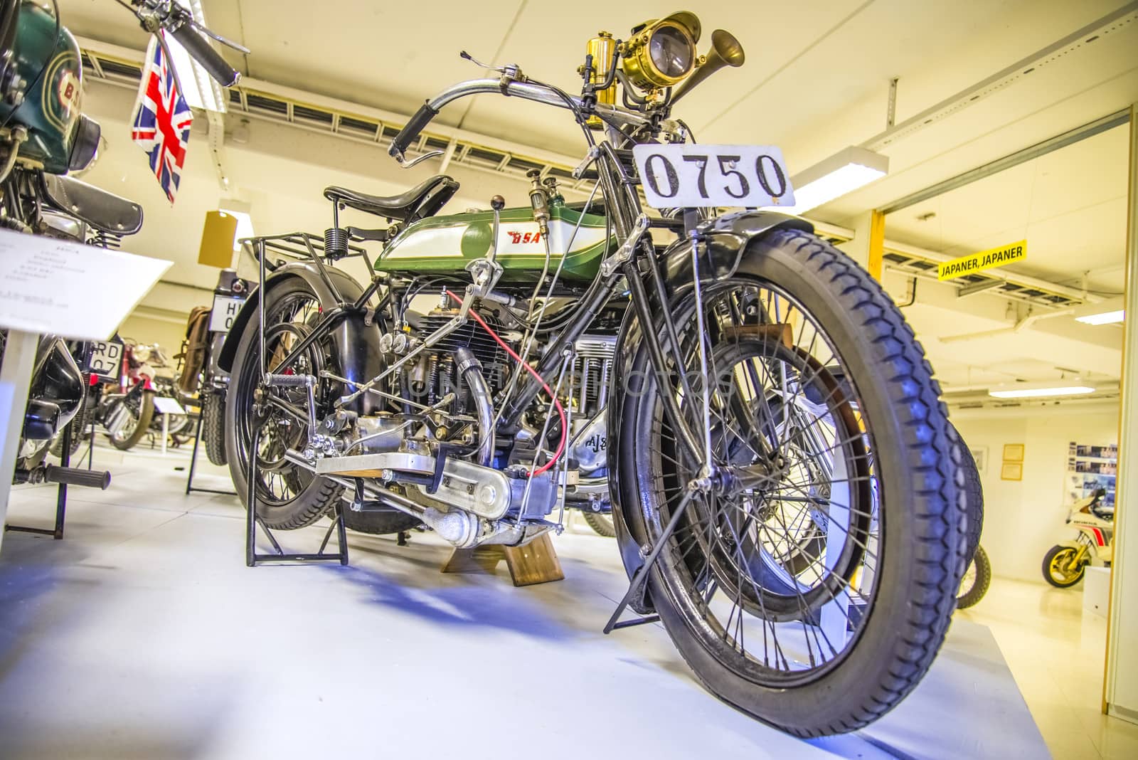 old motorcycle, 1921 bsa england by steirus