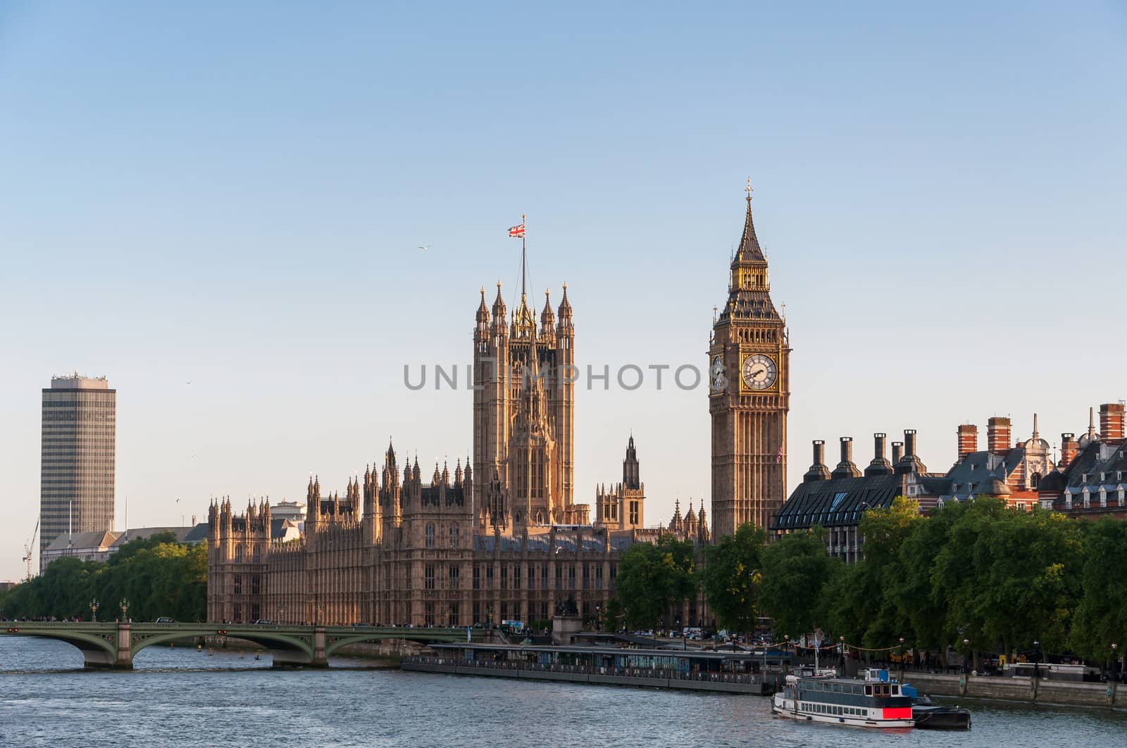 Houses of Parliament in London by mkos83