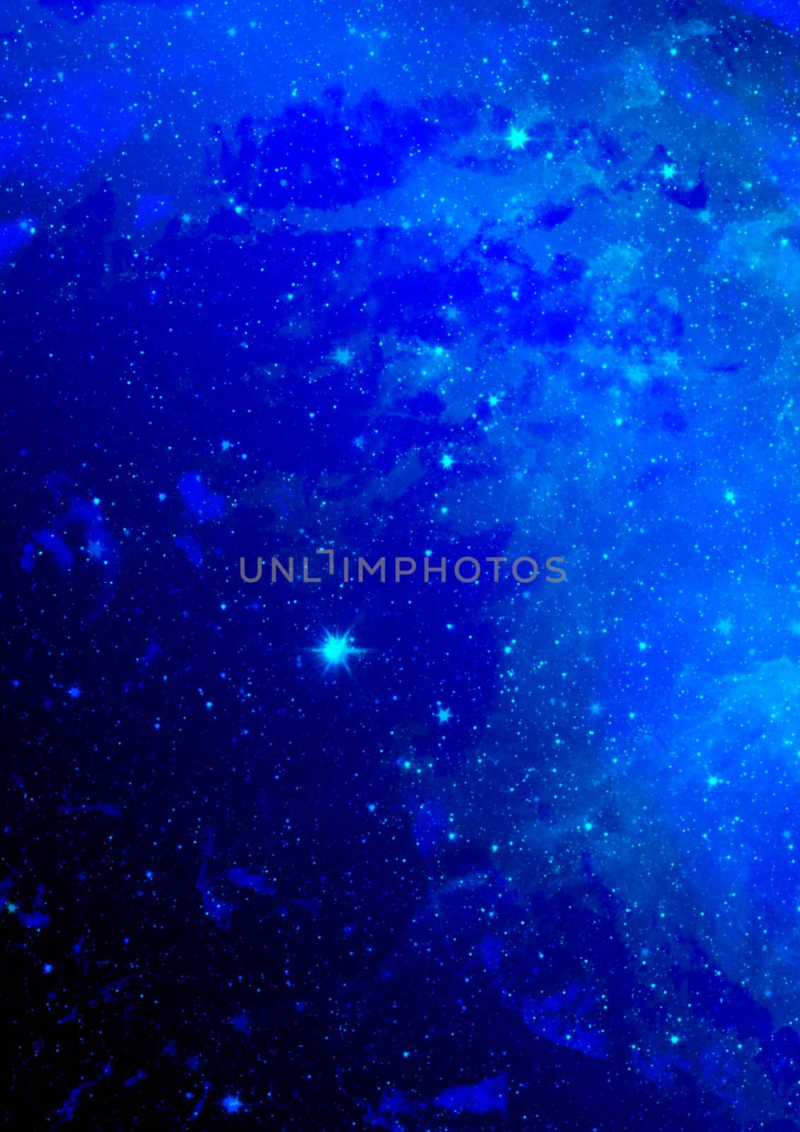 Small part of an infinite star field of space in the Universe