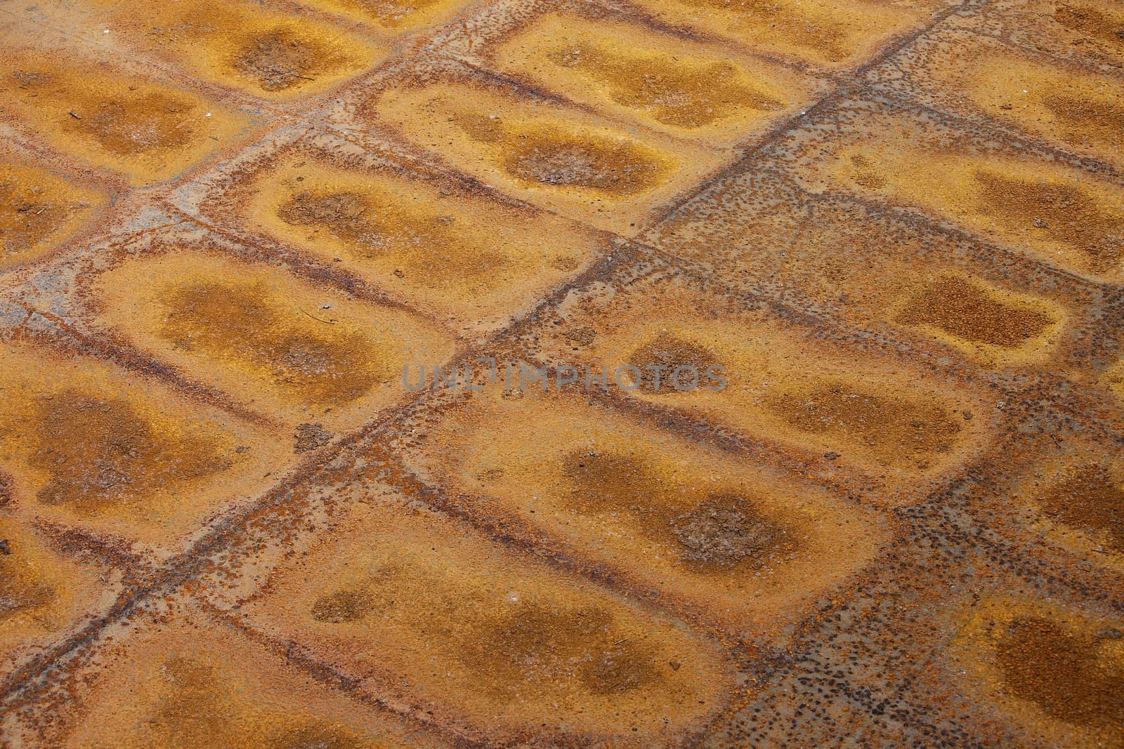 Texture of a rusty piece of metal