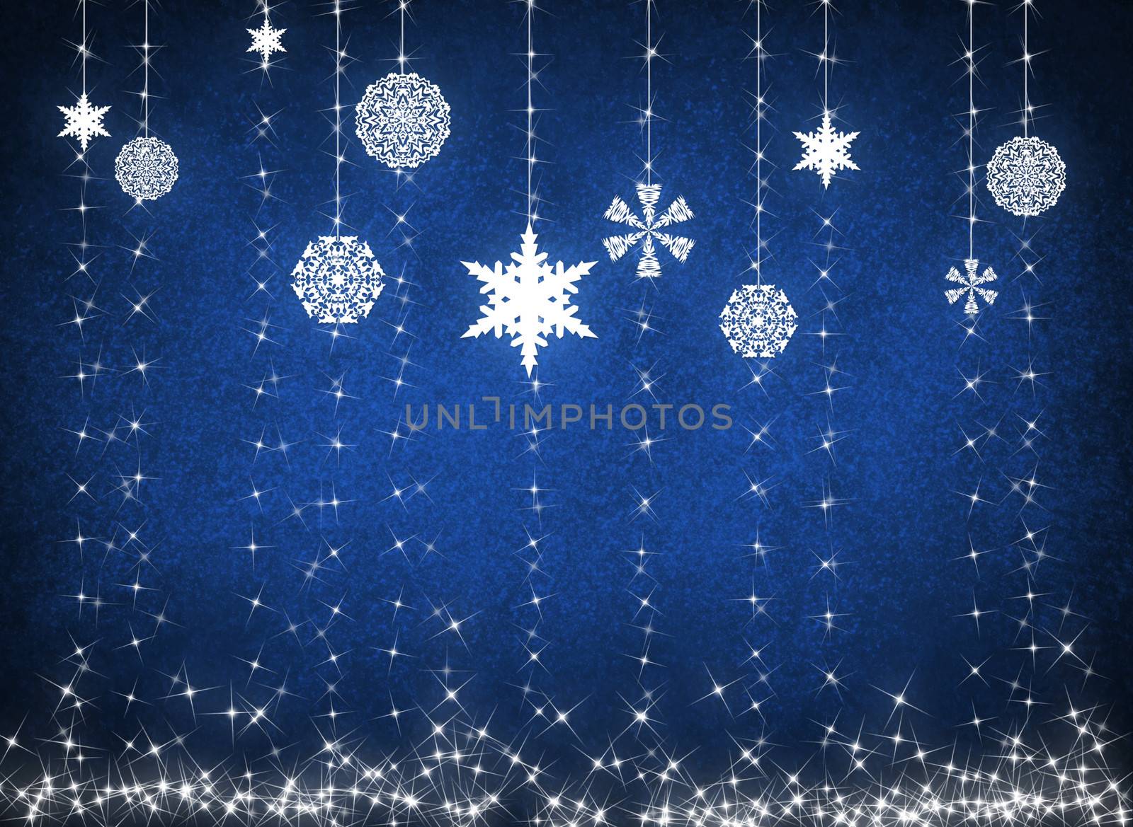 White snowflakes by cherezoff