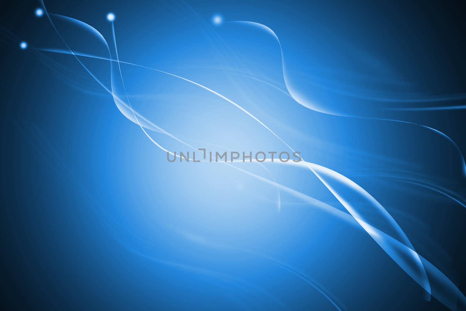 abstract lines wavy blue background