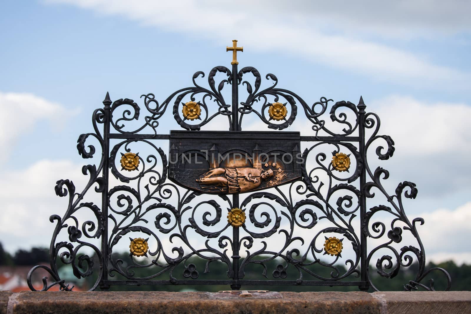 Touch for Luck on Charles Bridge by AndreyPopov