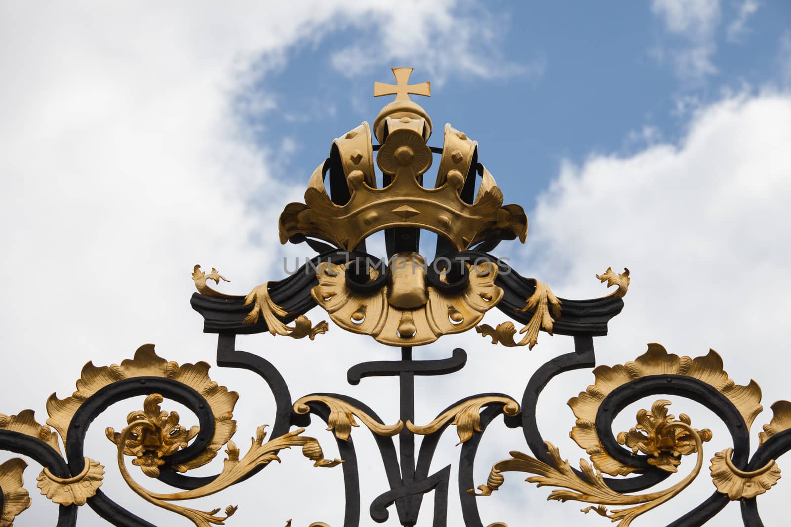 Detail form the castle gate, Prague, Czech Republic,,