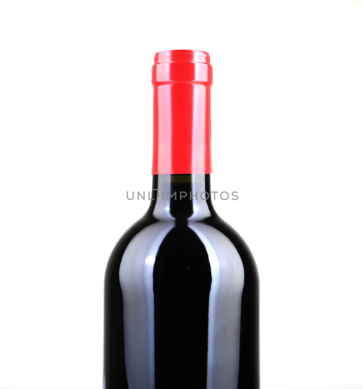 Red Wine On White Background