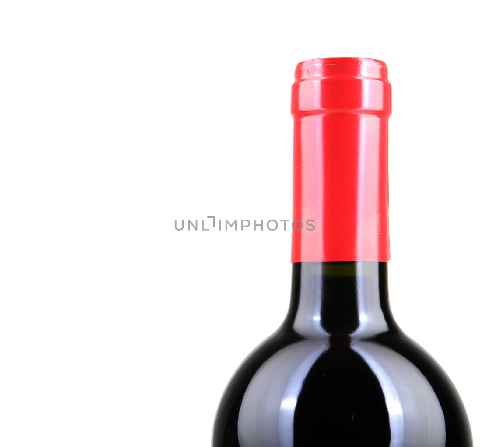 Red Wine On White Background