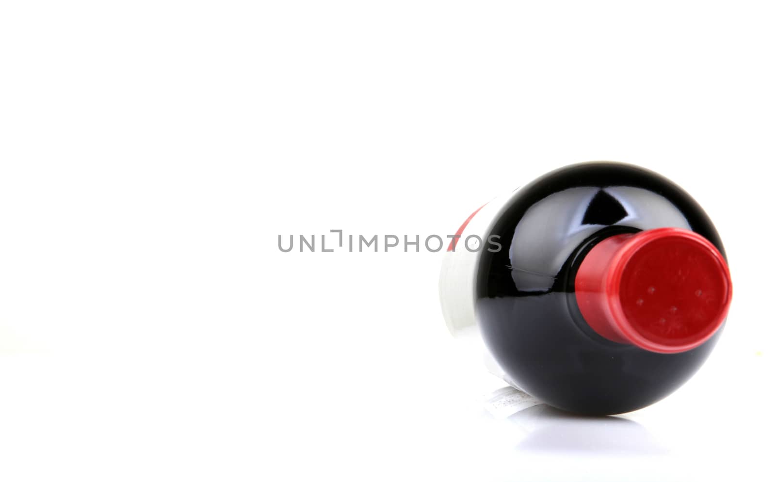Red Wine On White Background