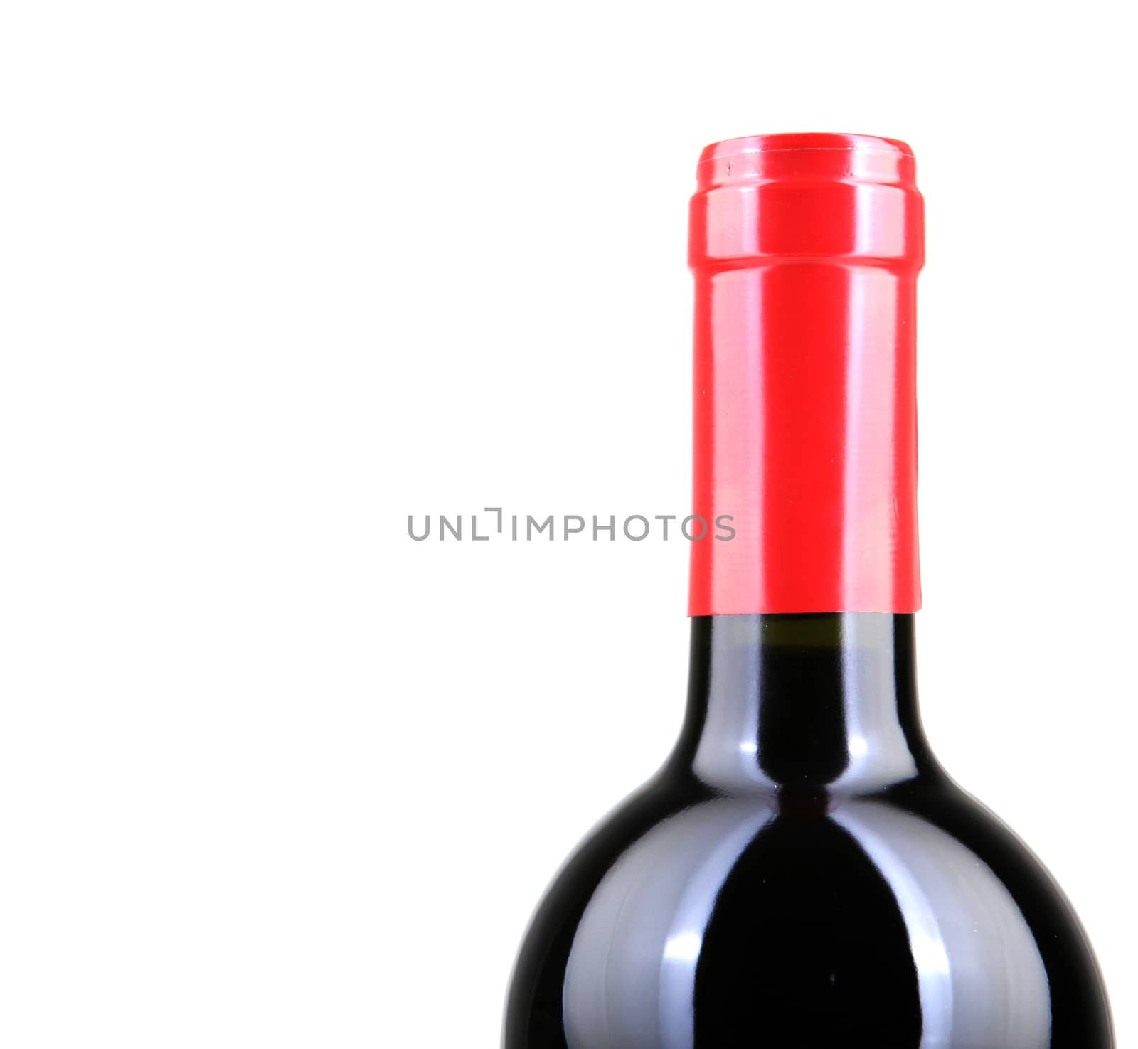 Red Wine On White Background