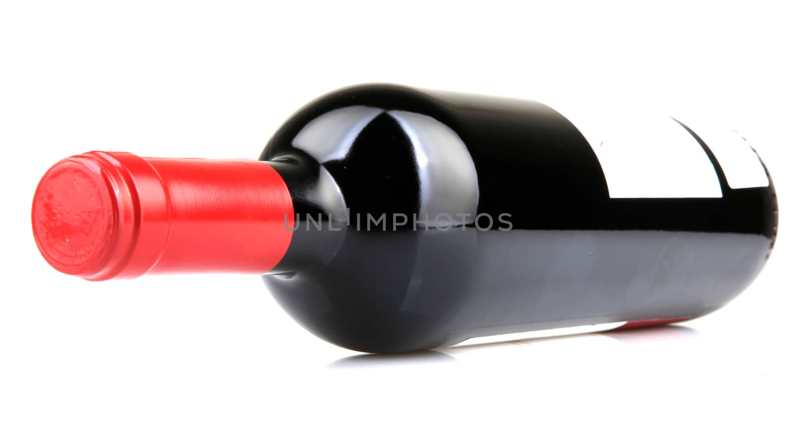 Red Wine On White Background
