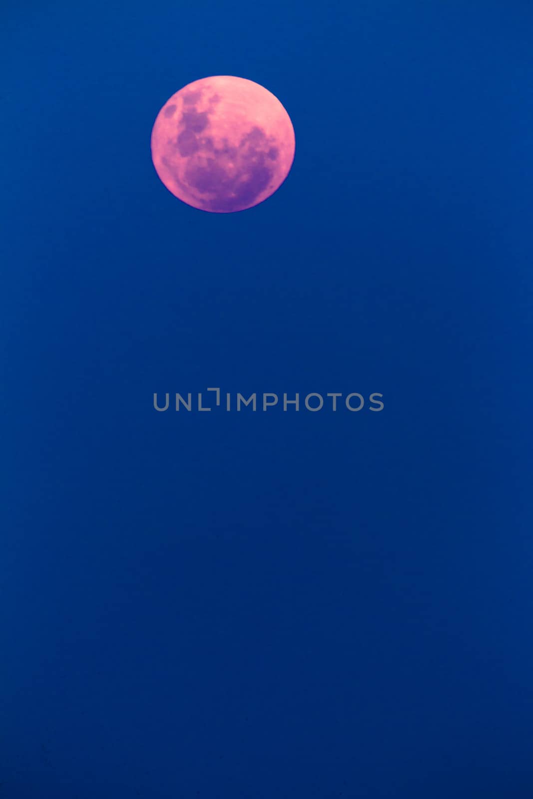Moon Pink Red Blue by ChrisVanLennepPhoto