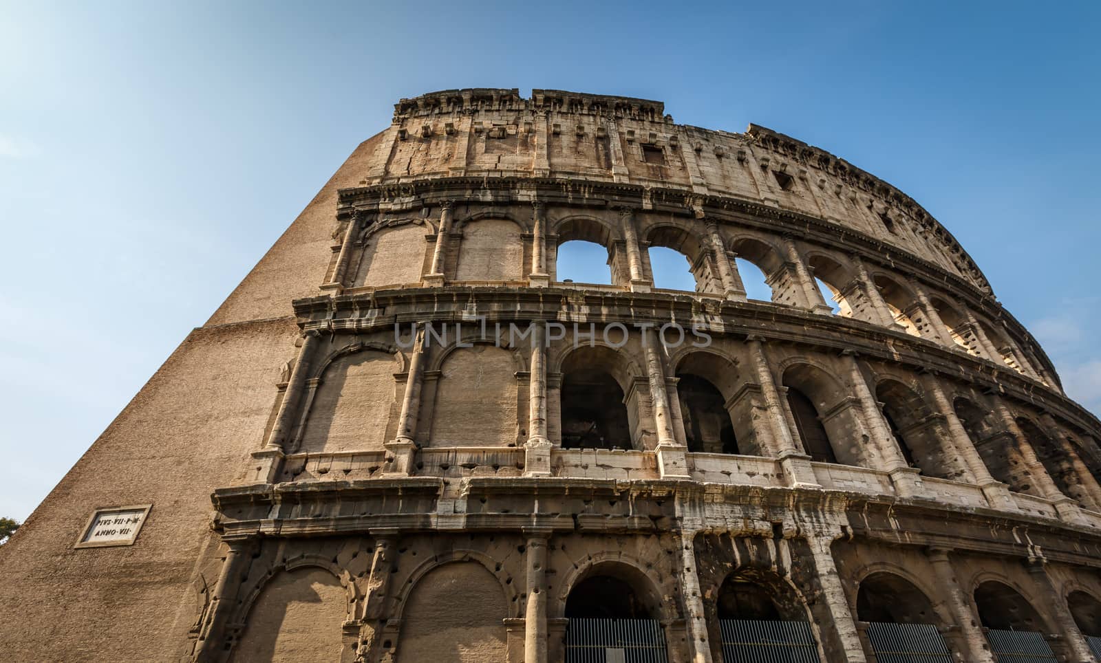 Colosseum or Coliseum, also known as the Flavian Amphitheatre, Rome, Italy