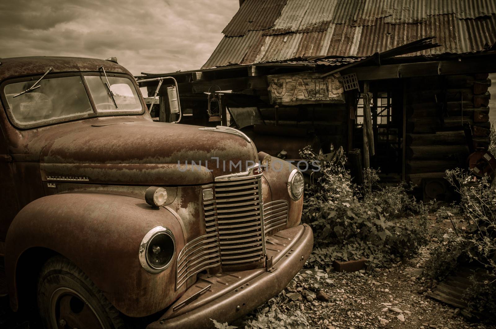 Jerome Arizona old car by weltreisendertj