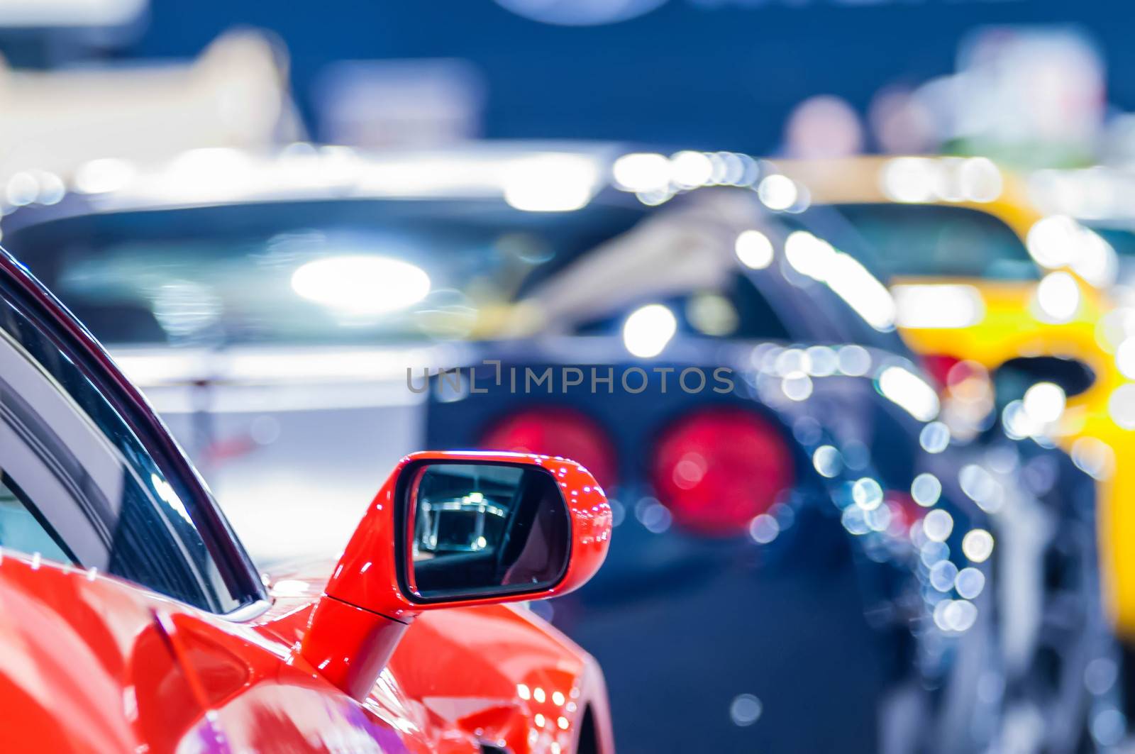 cars on display at local autoshow