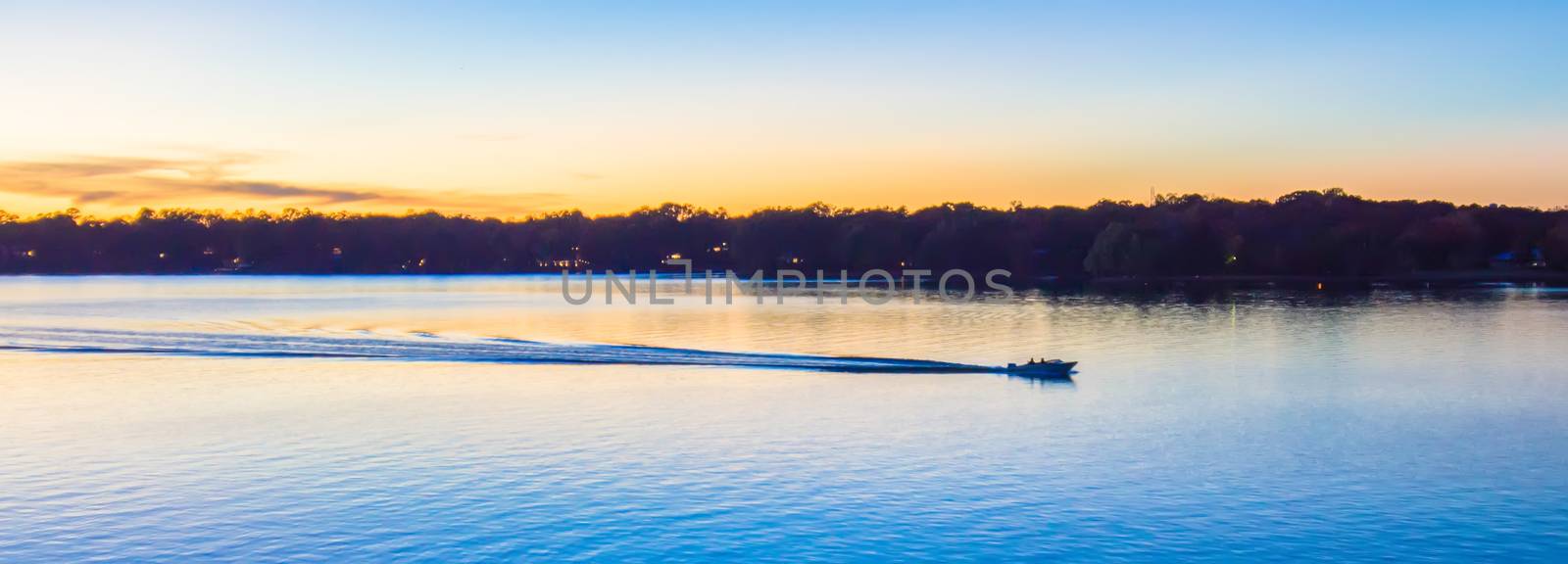 sunset at lake wylie north carolina