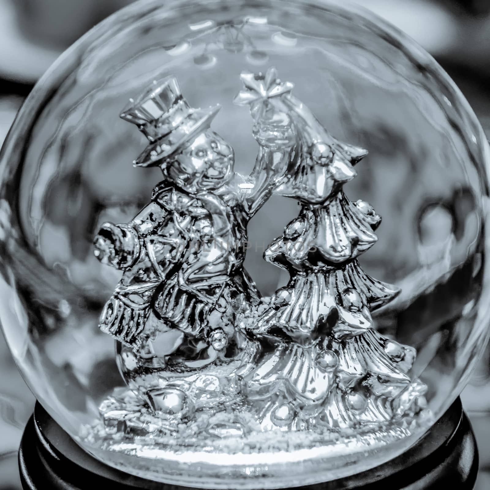 snowman snow globe by digidreamgrafix