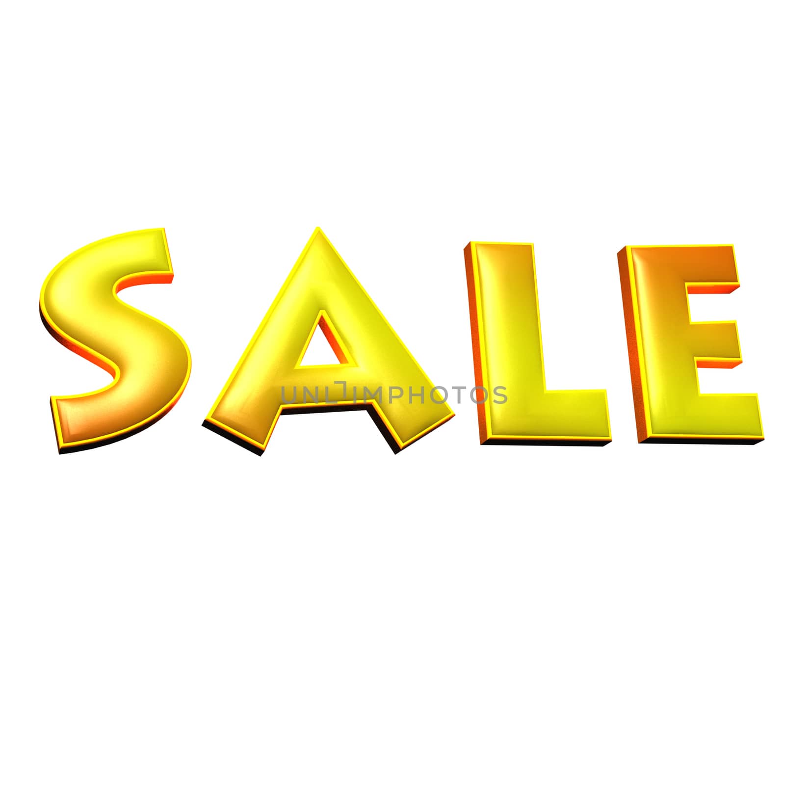 glossy red three-dimensional inscription sale