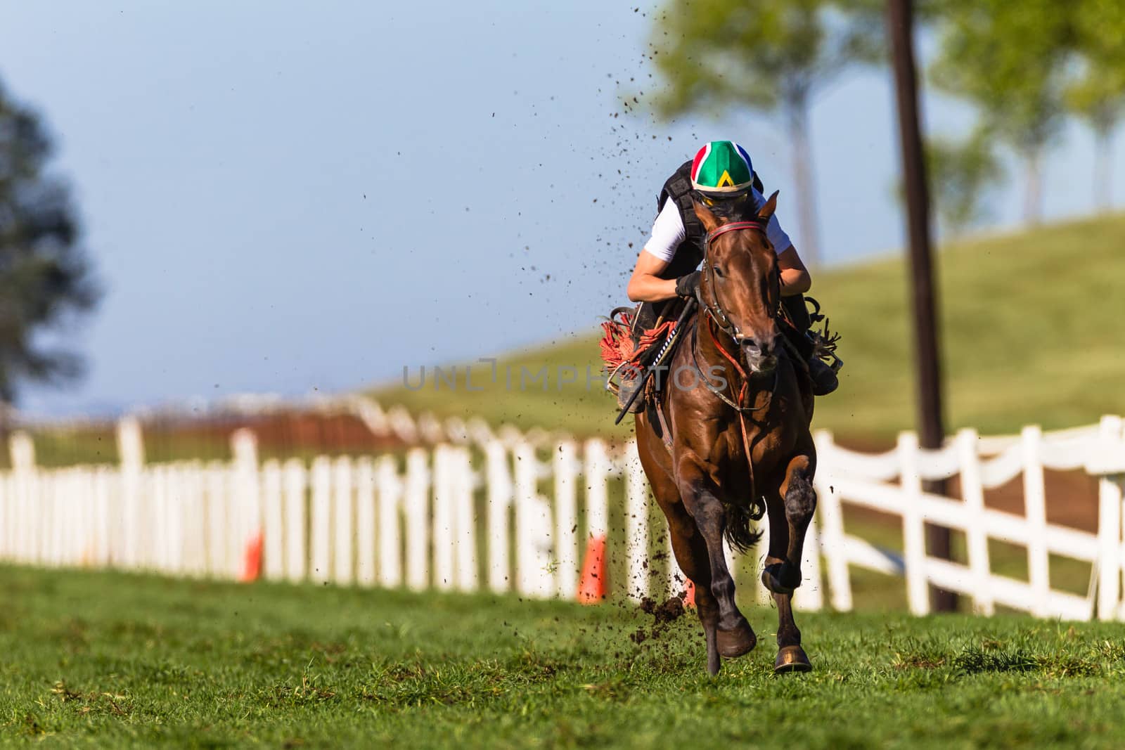 Jockey Riding Race Horse Training by ChrisVanLennepPhoto