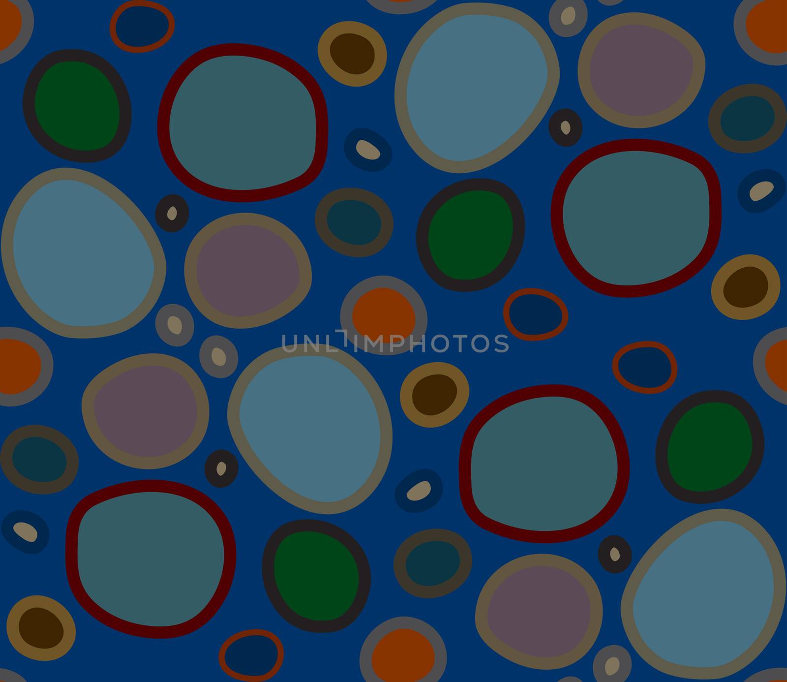 Seamless background pattern of blank cells on blue