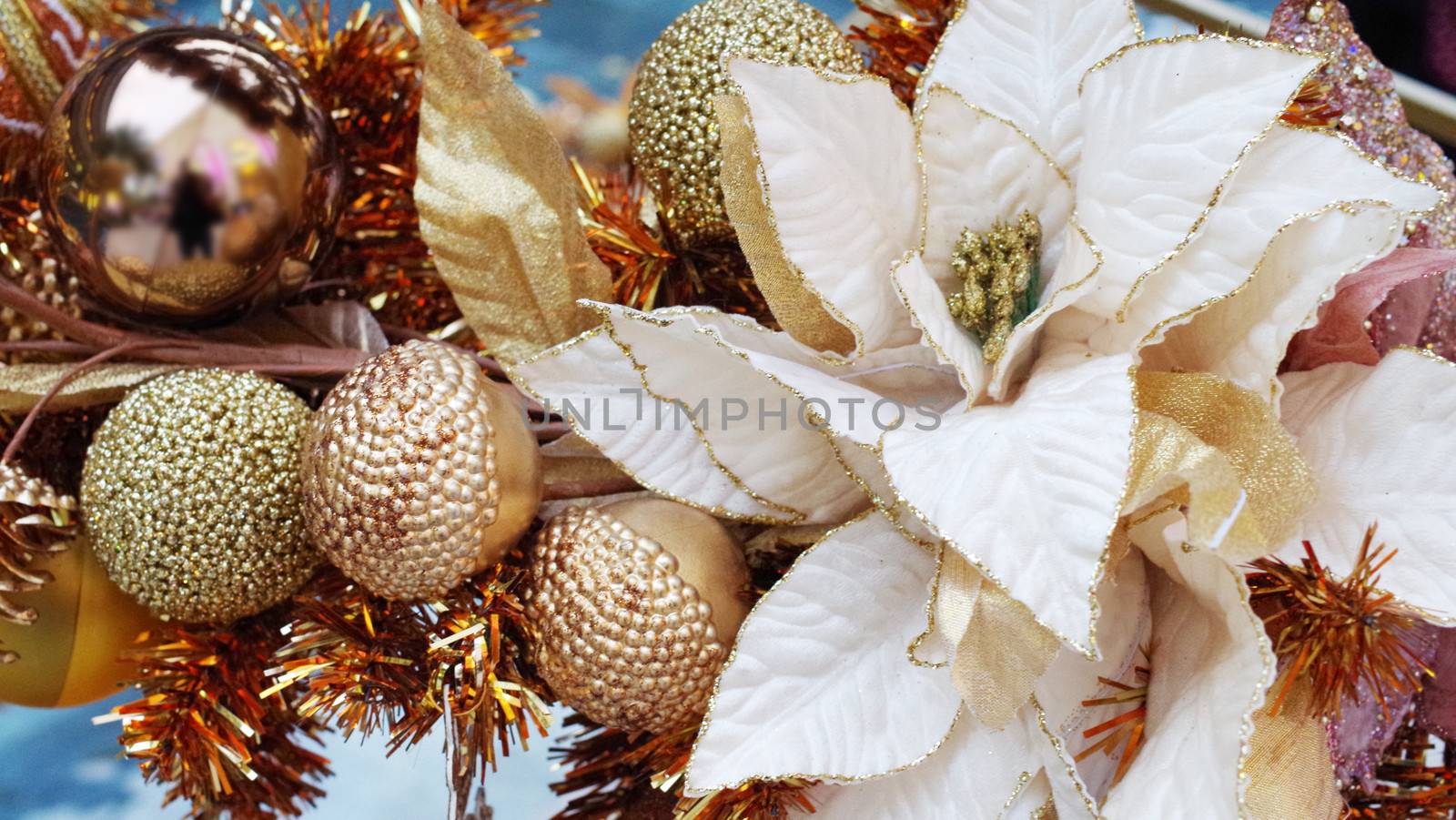 Christmas ornament decoration on christmas tree