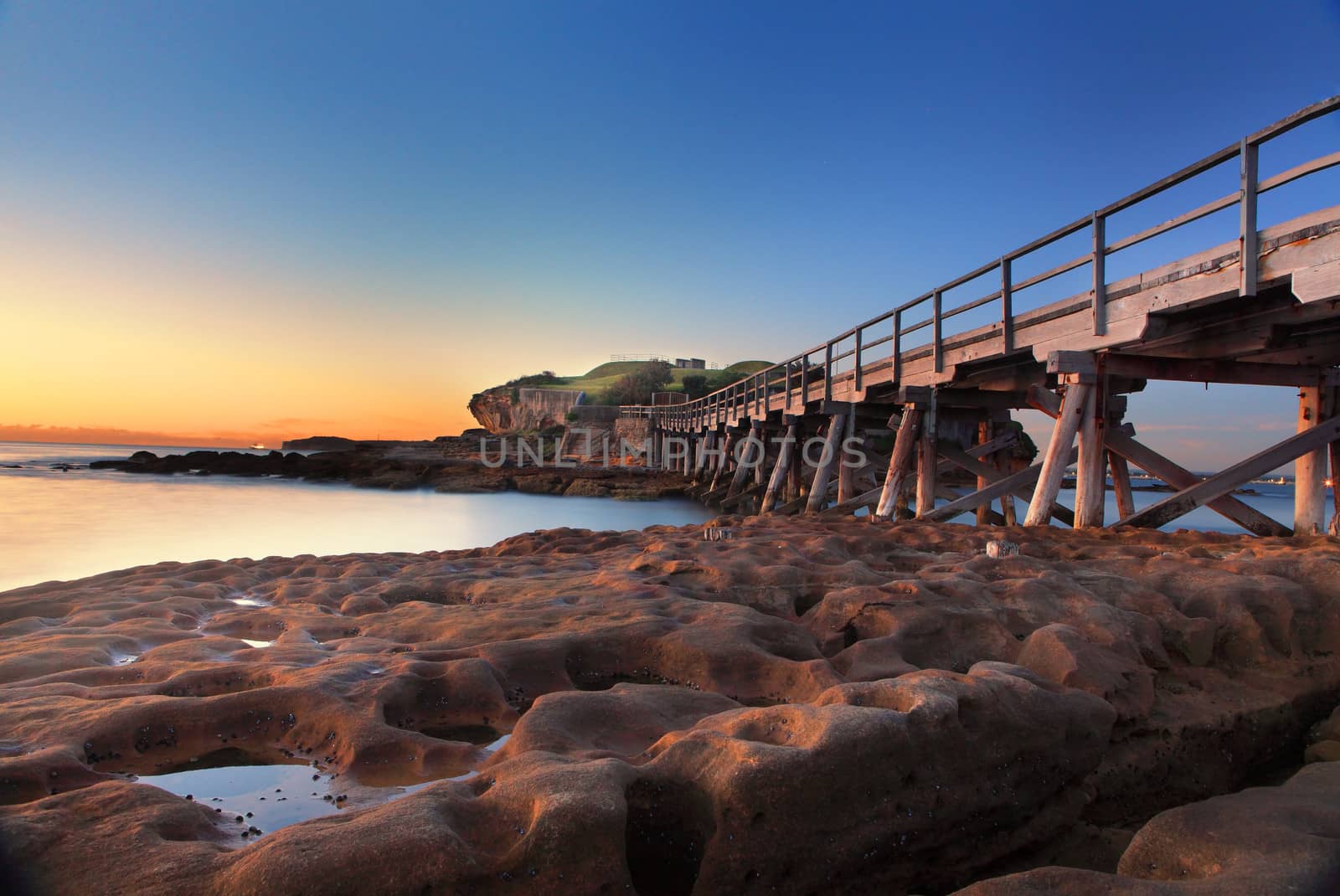 Sunrise at Bare Island, La Perouse, Botany Bay, Australia. 1000iso 22.1sec