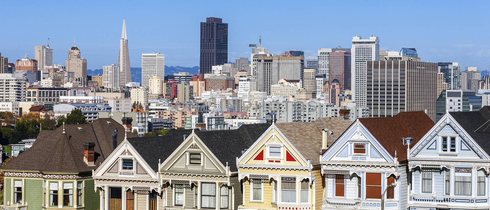 Panoramic view of San Francisco by vwalakte
