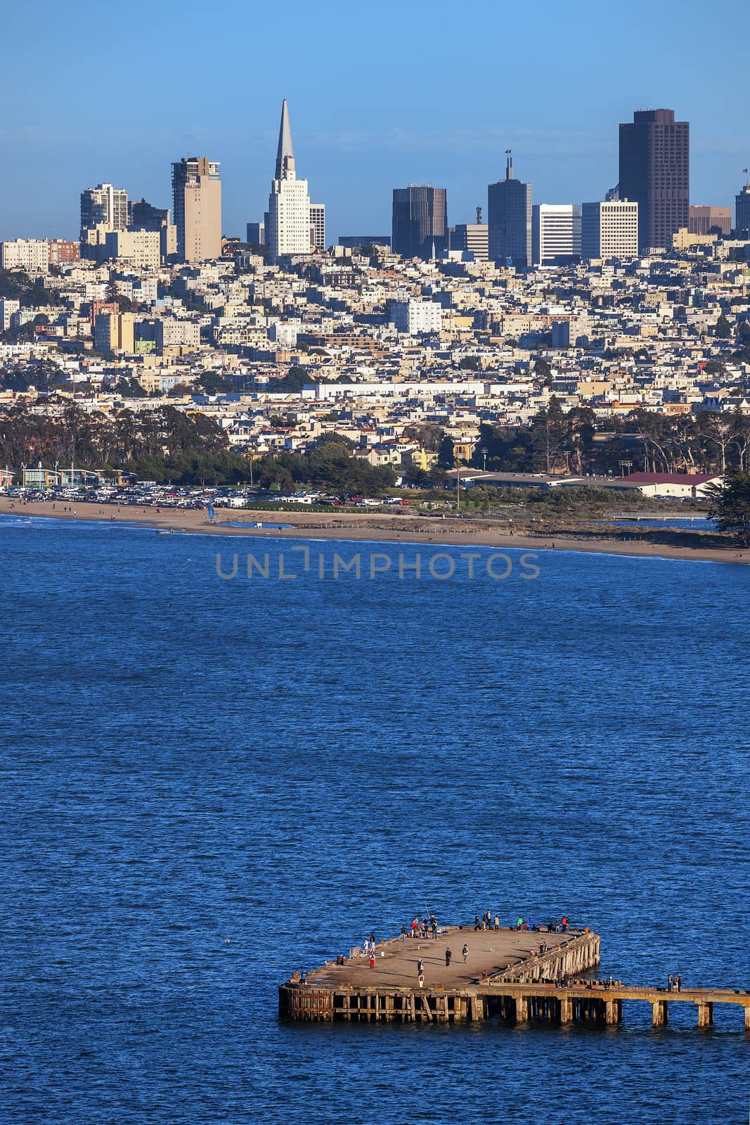 San Francisco downtown cityscape  by vwalakte