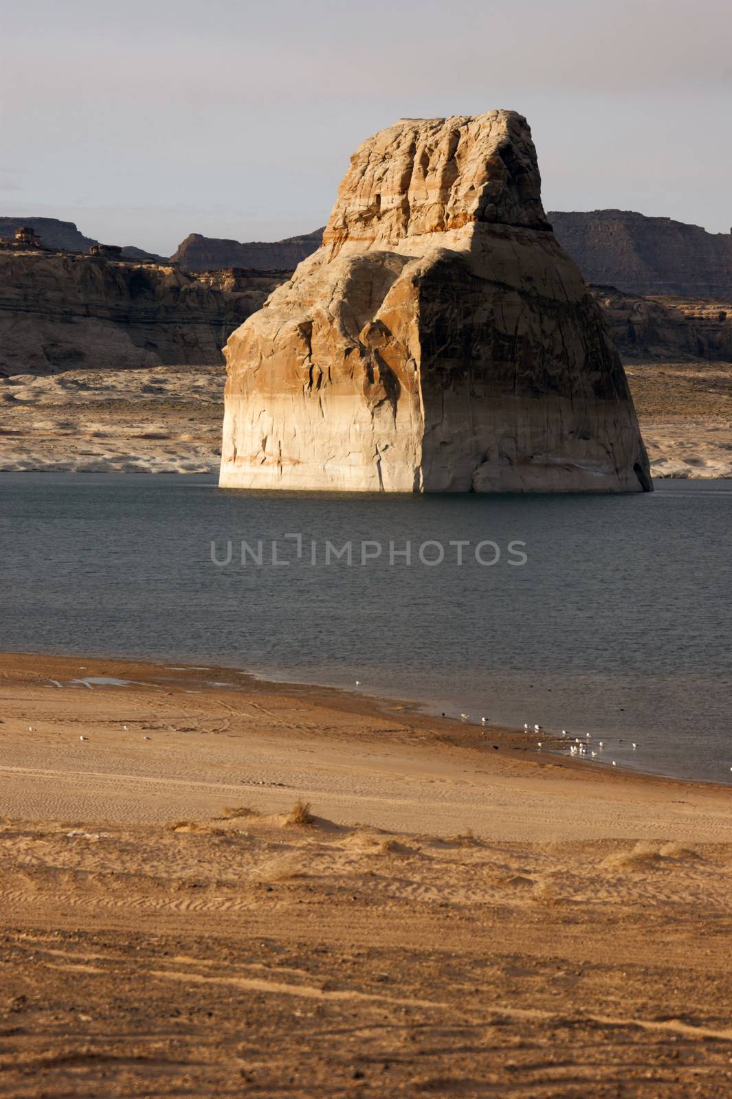 Rock Butte Formation Lake Powell Colorado River Utah United States by ChrisBoswell