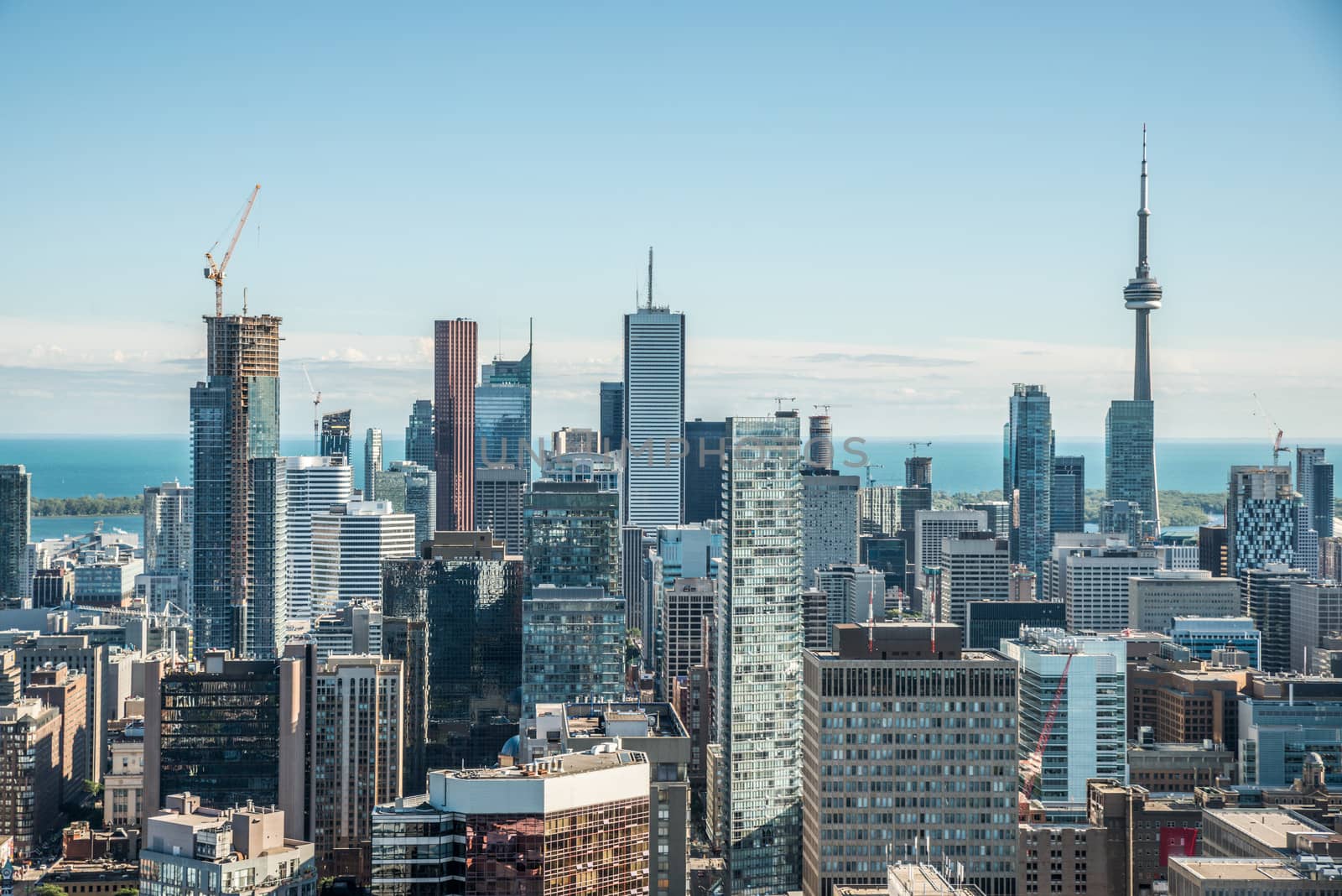 Scenic view of downtown Toronto by IVYPHOTOS