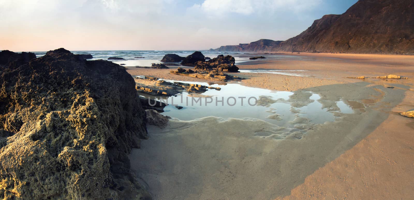 coastline area of Sagres, Portugal by membio