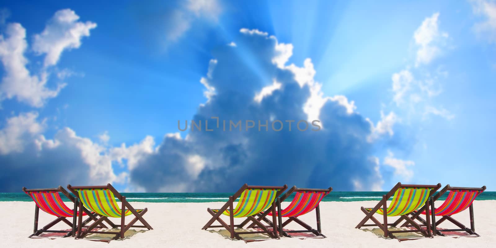 Beach chairs  by pixbox77