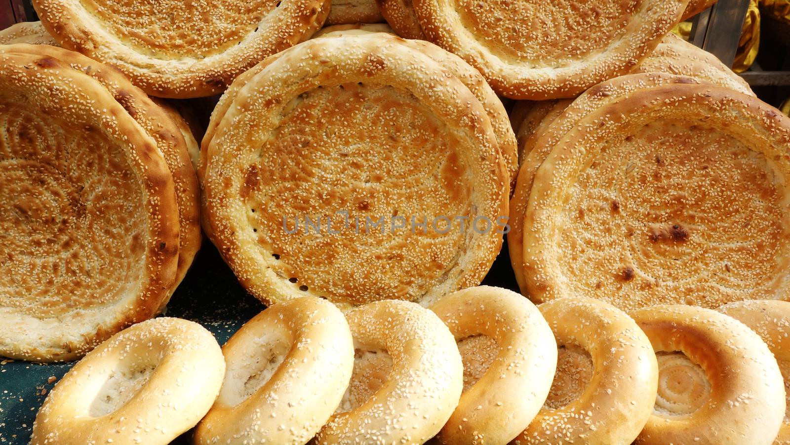 Bread and cakes or Nam in Xinjiang, China