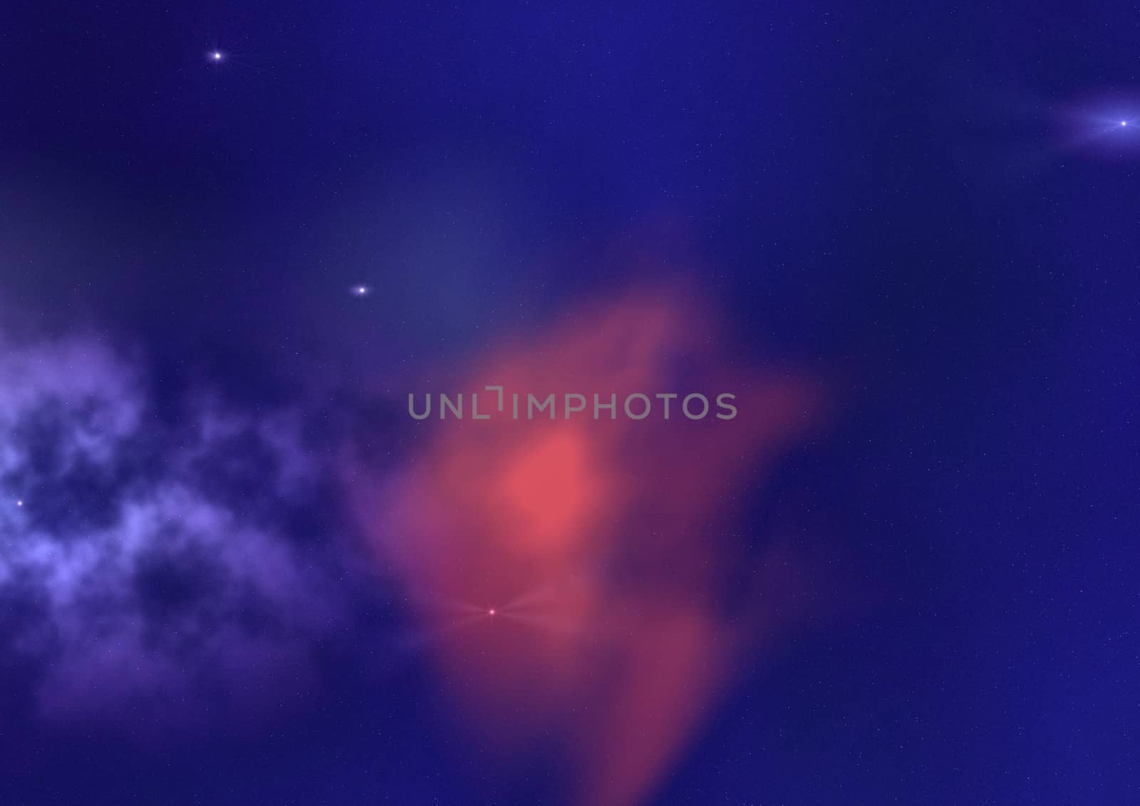 Far being shone nebula and star field against space. "Elements of this image furnished by NASA".