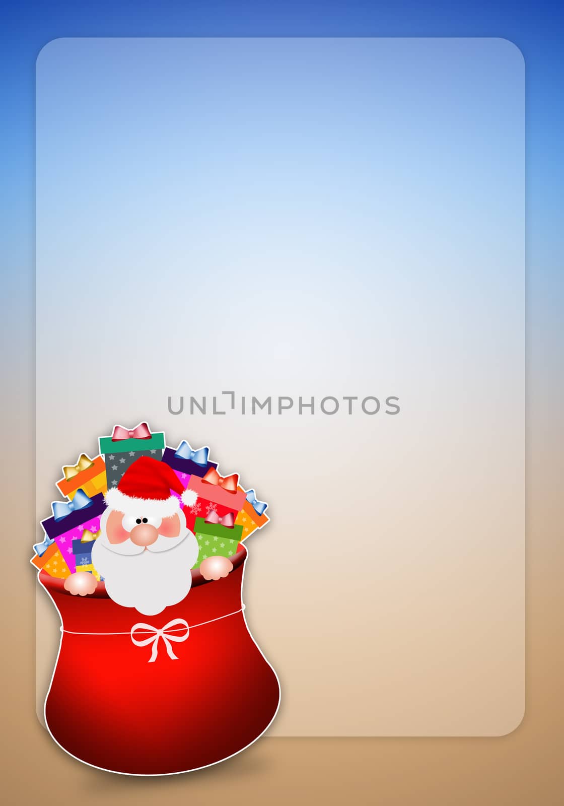 Santa in the sack by sognolucido