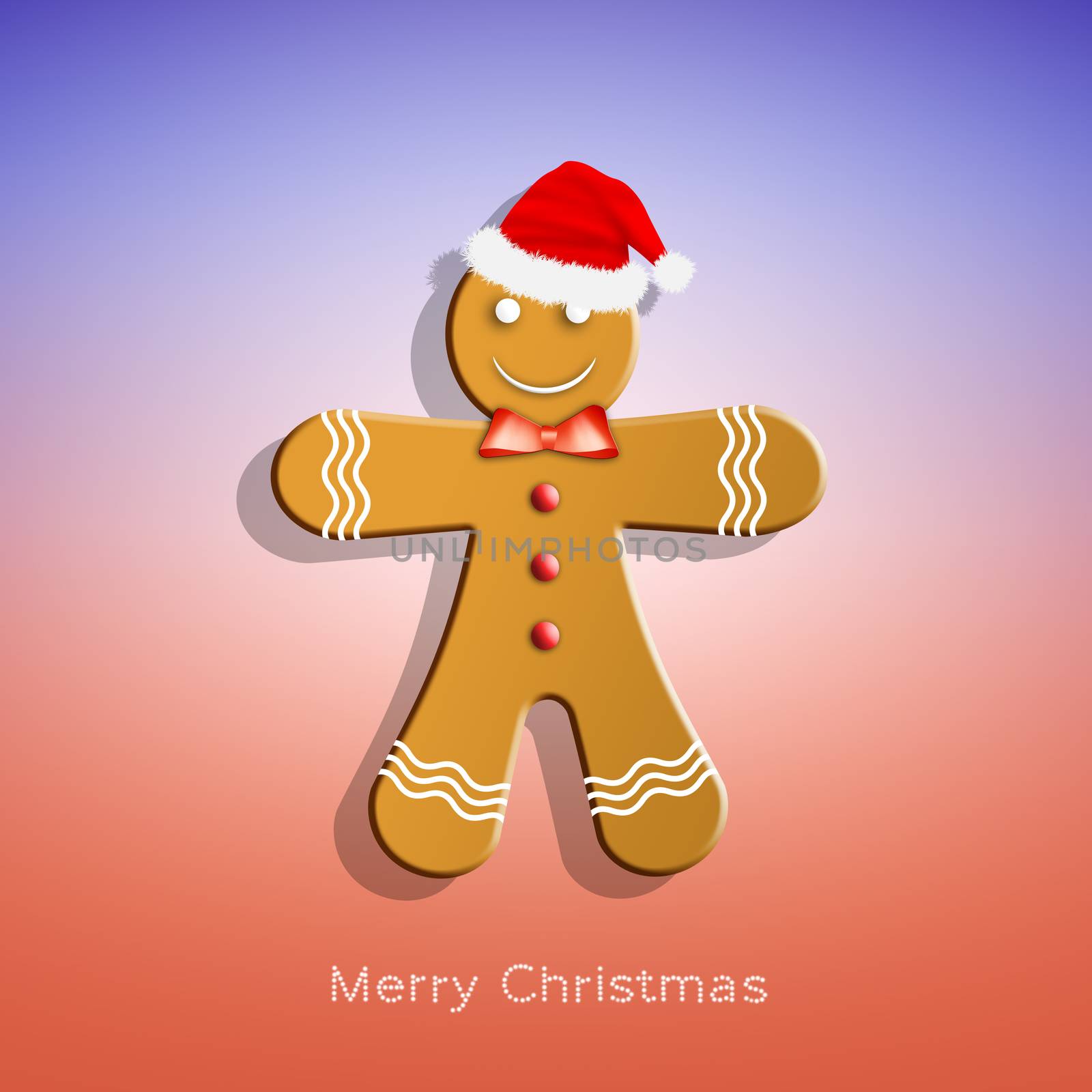 Gingerbread man for Christmas by sognolucido