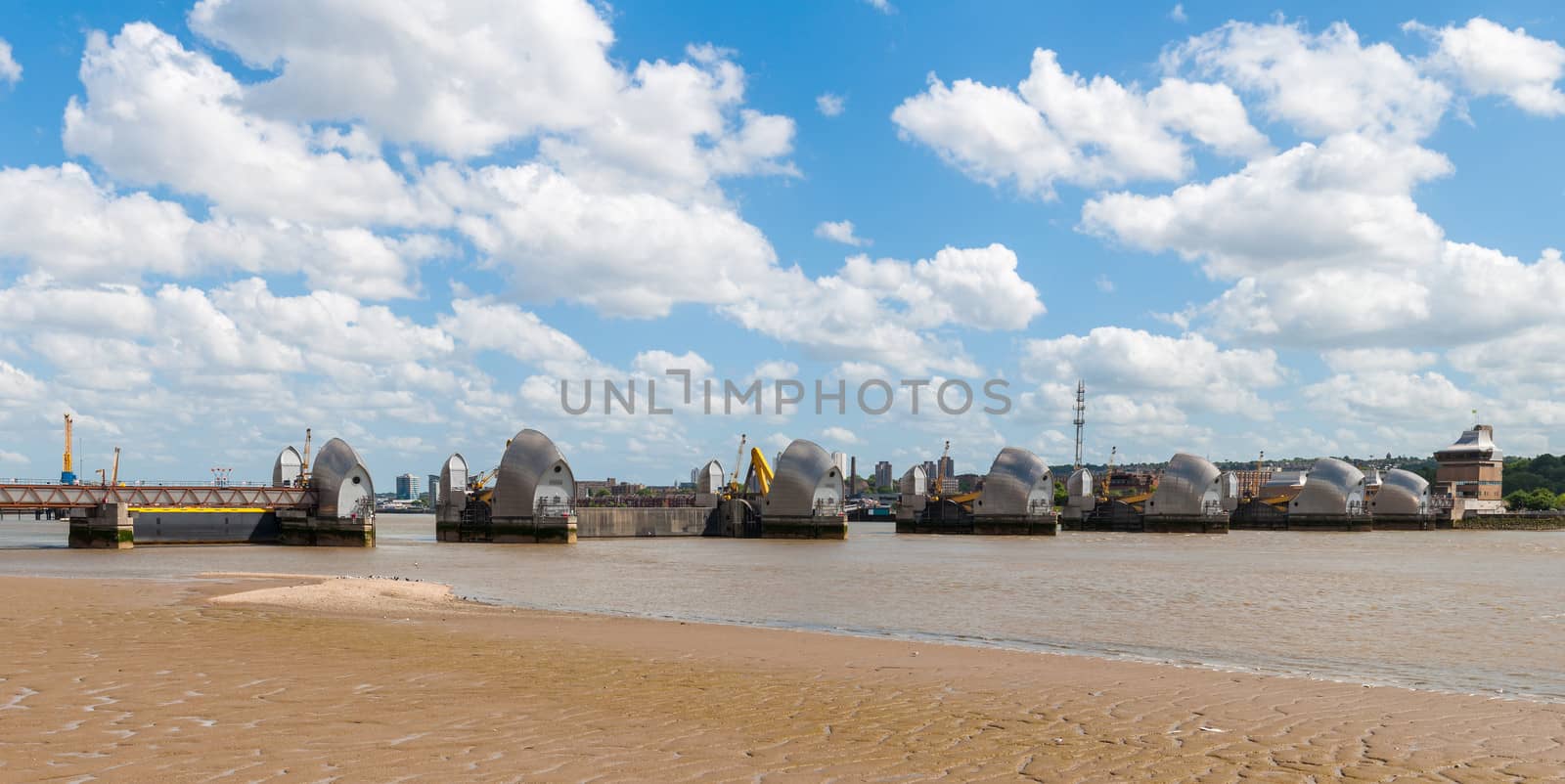 Thames Barrier in London by mkos83