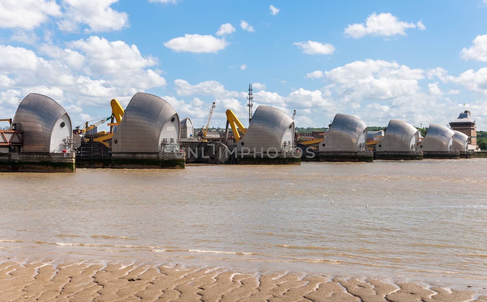 Thames Barrier in London by mkos83