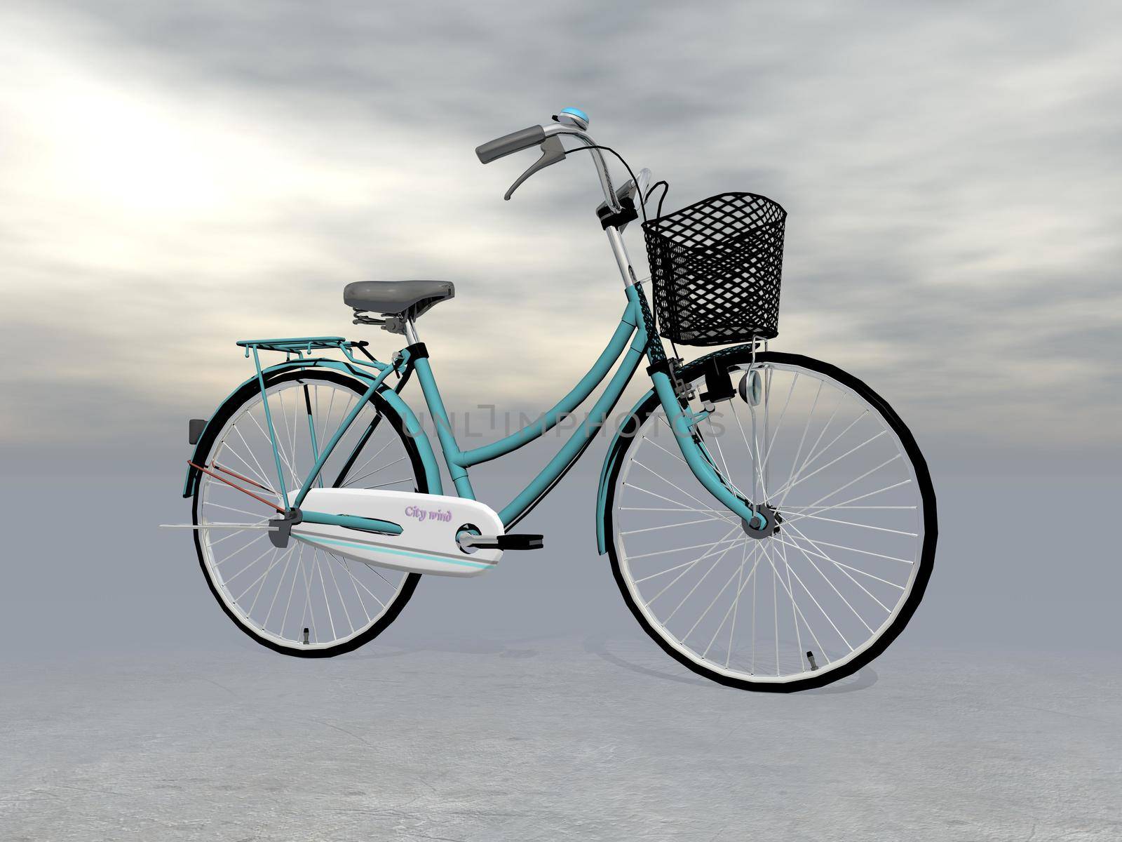 City bike - 3D render by Elenaphotos21