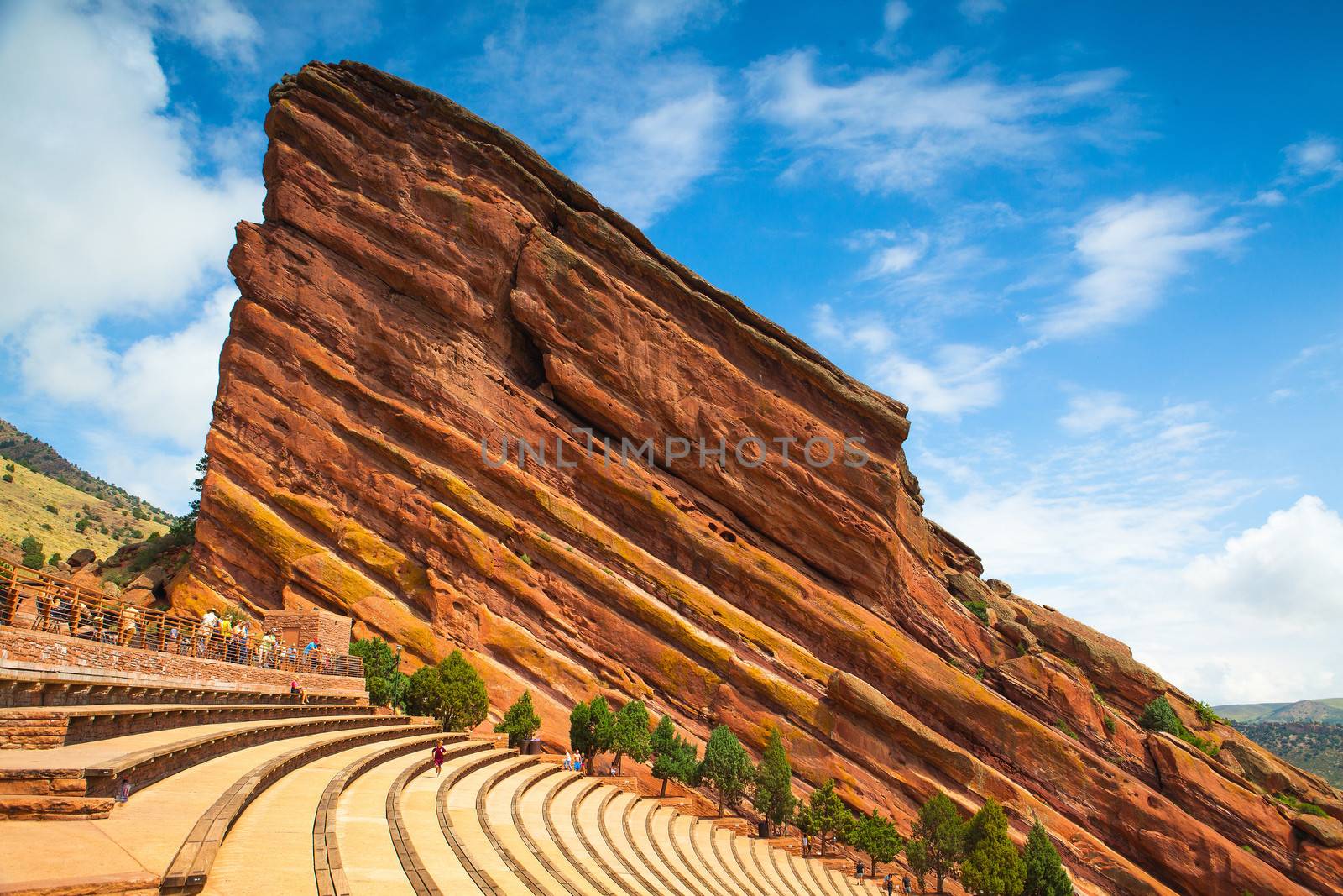 Famous Red Rocks Amphitheater in  Denver by CaptureLight
