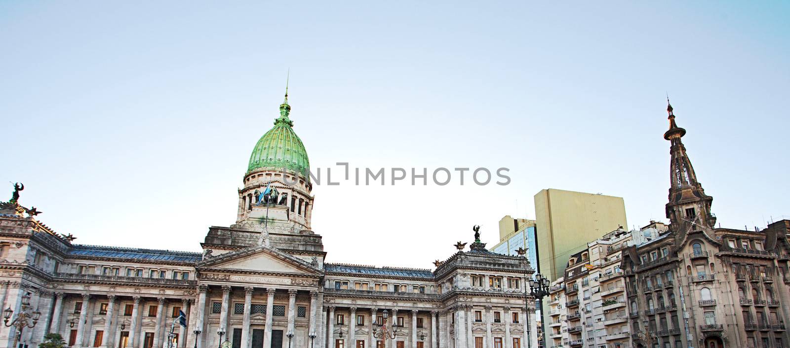 Building of Congress in Buenos Aires, Argentina by jannyjus