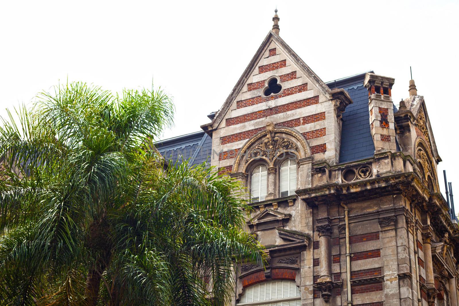 french style building in Buenos Aires, Argentina