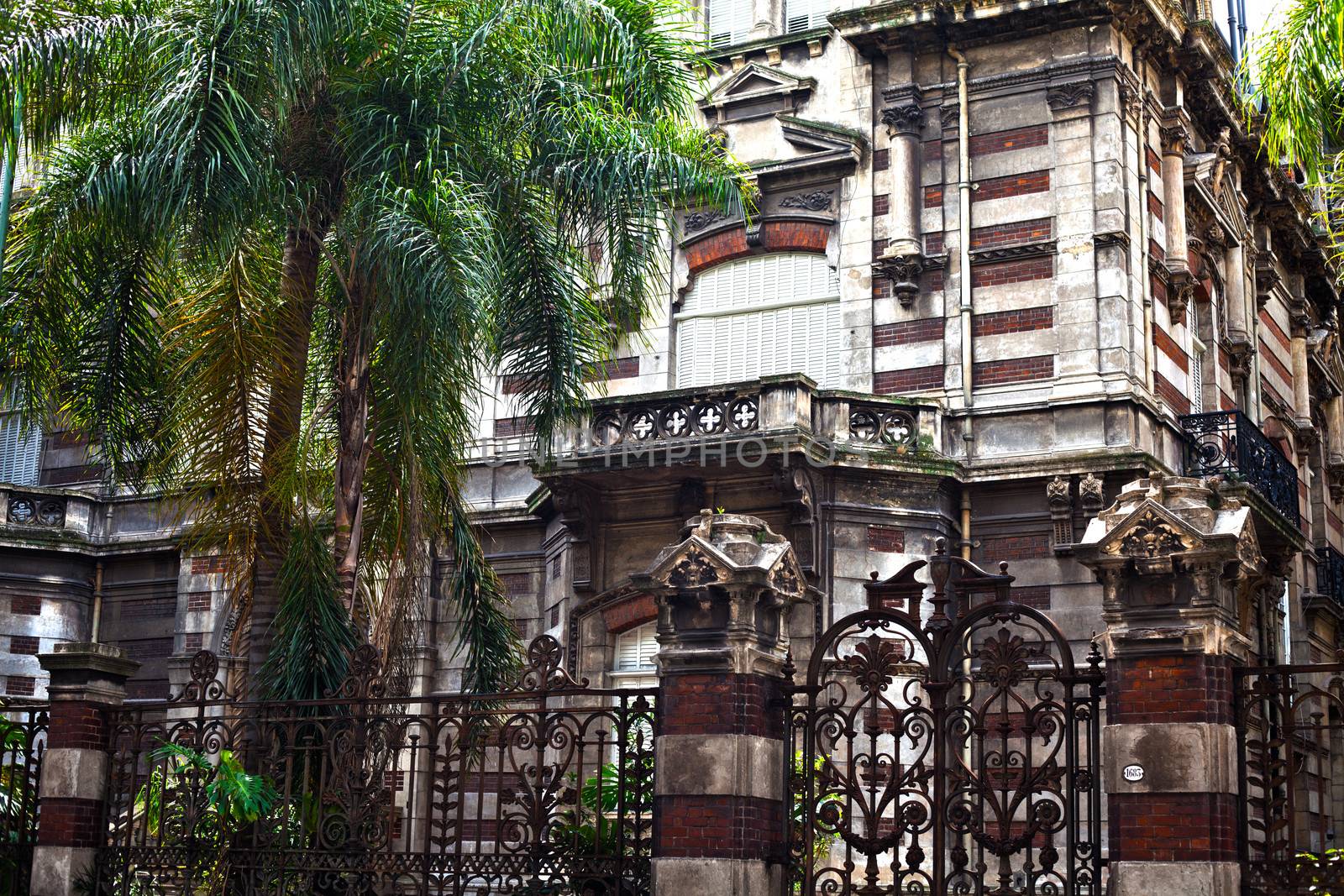 french style building in Buenos Aires, Argentina