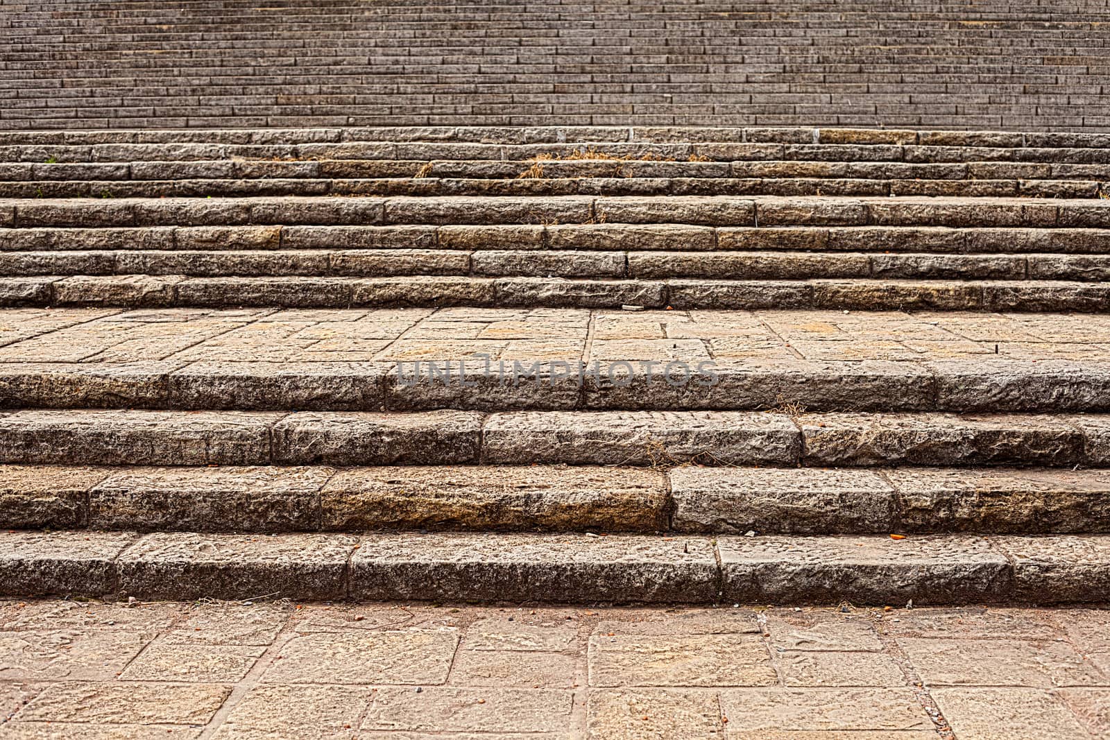 stone staircase of an old building
