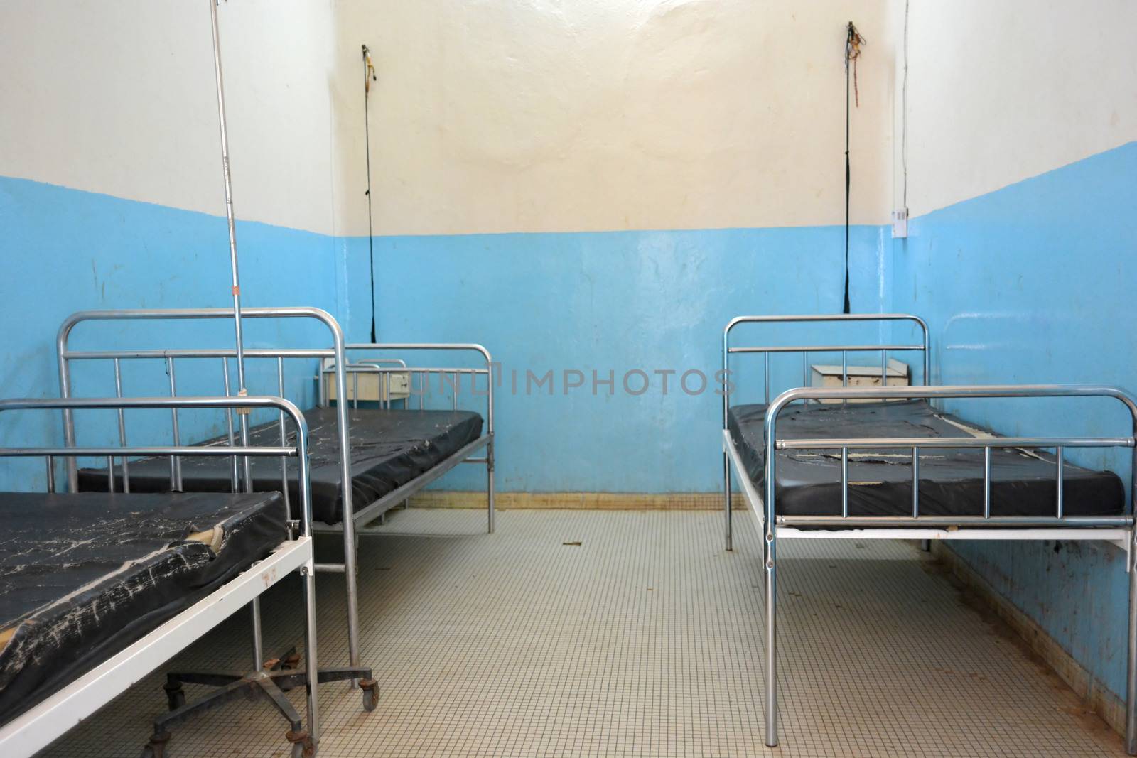 hospital room in the Senegal capital